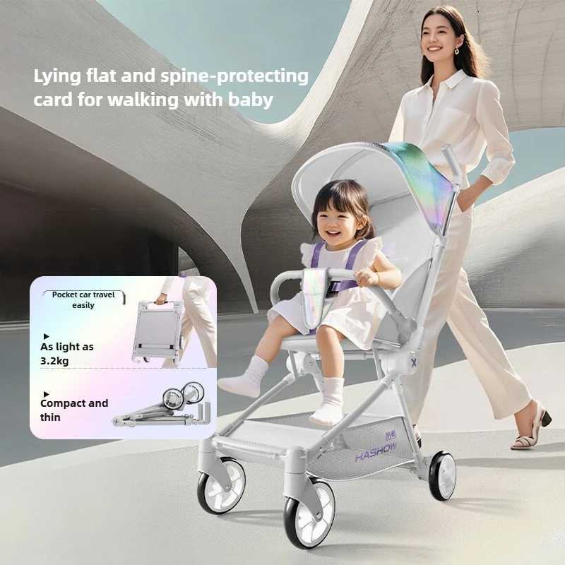 Pocket Baby Stroller Can Sit and Lie Down Lightweight and Can Be Boarded Baby Stroller Foldable Artifact Baby Stroller W250910