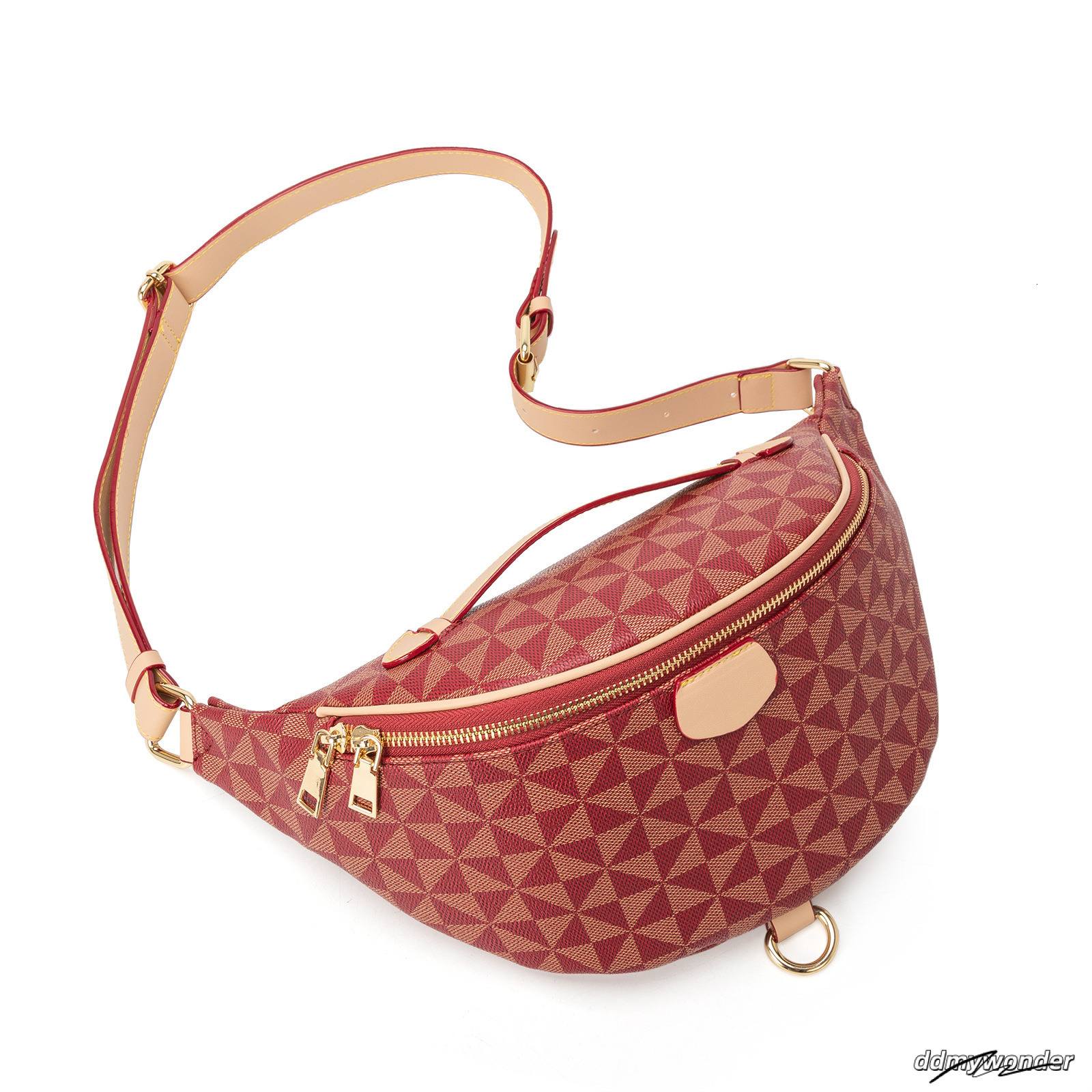 Lacel Urwebin 2025 New Street Trend Unisex Waist Casual Chest Crossbody Single Shoulder Dumpling Bag