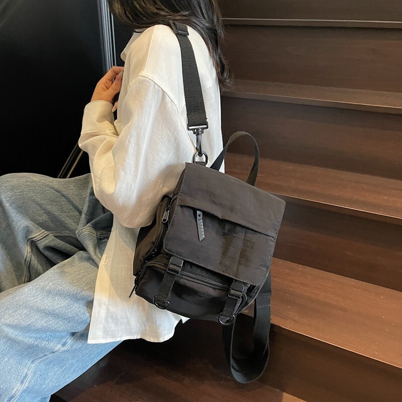 Free shipping designer Japanese Style Nylon Waterproof Lightweight Versatile Backpack Casual Outdoor Travel Crossbody Multifunctional Crossbody Bag