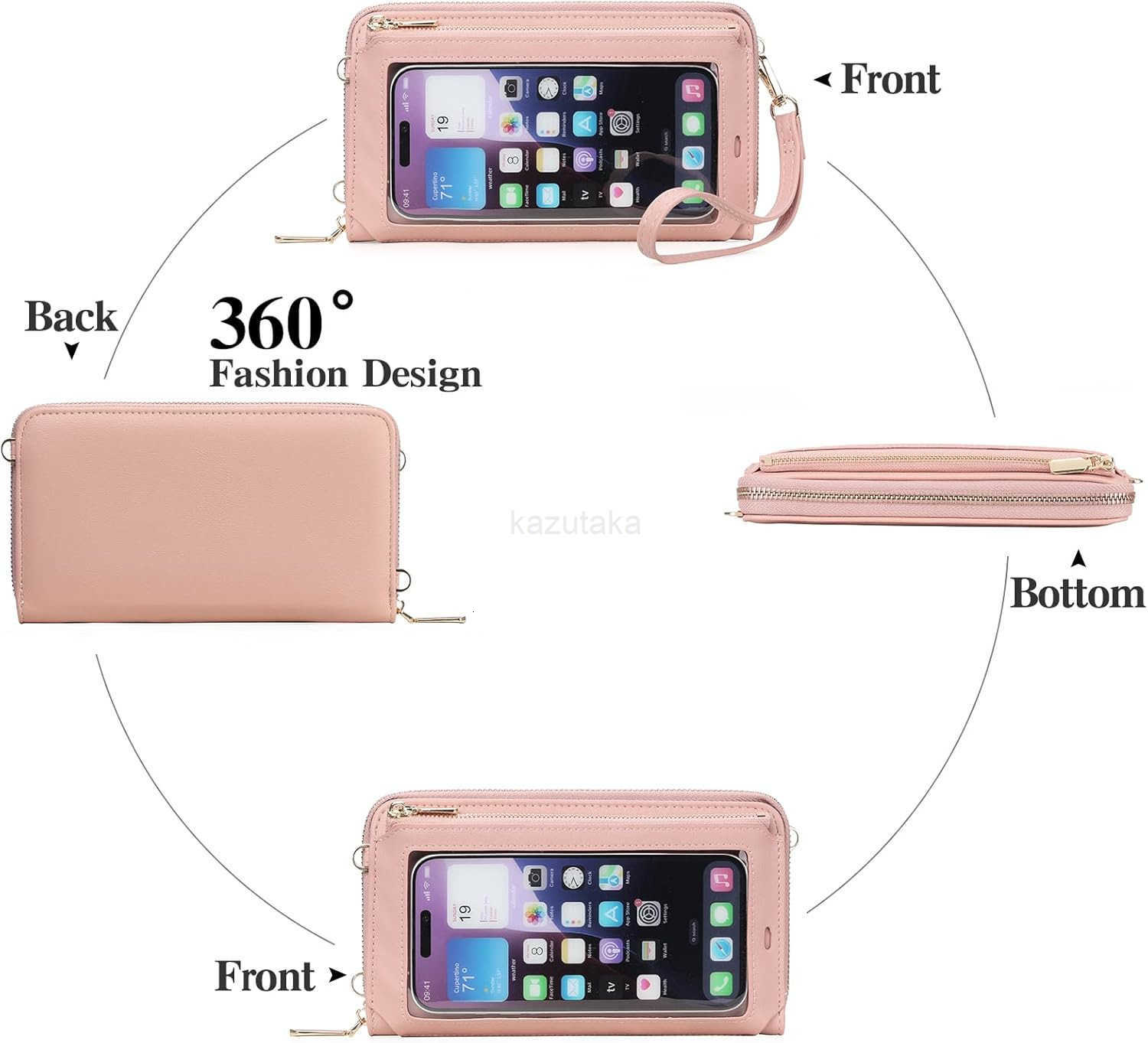 Phone Purse Crossbody Bags for Women Small Travel Wallet Touch Screen RFID Blocking Z250910