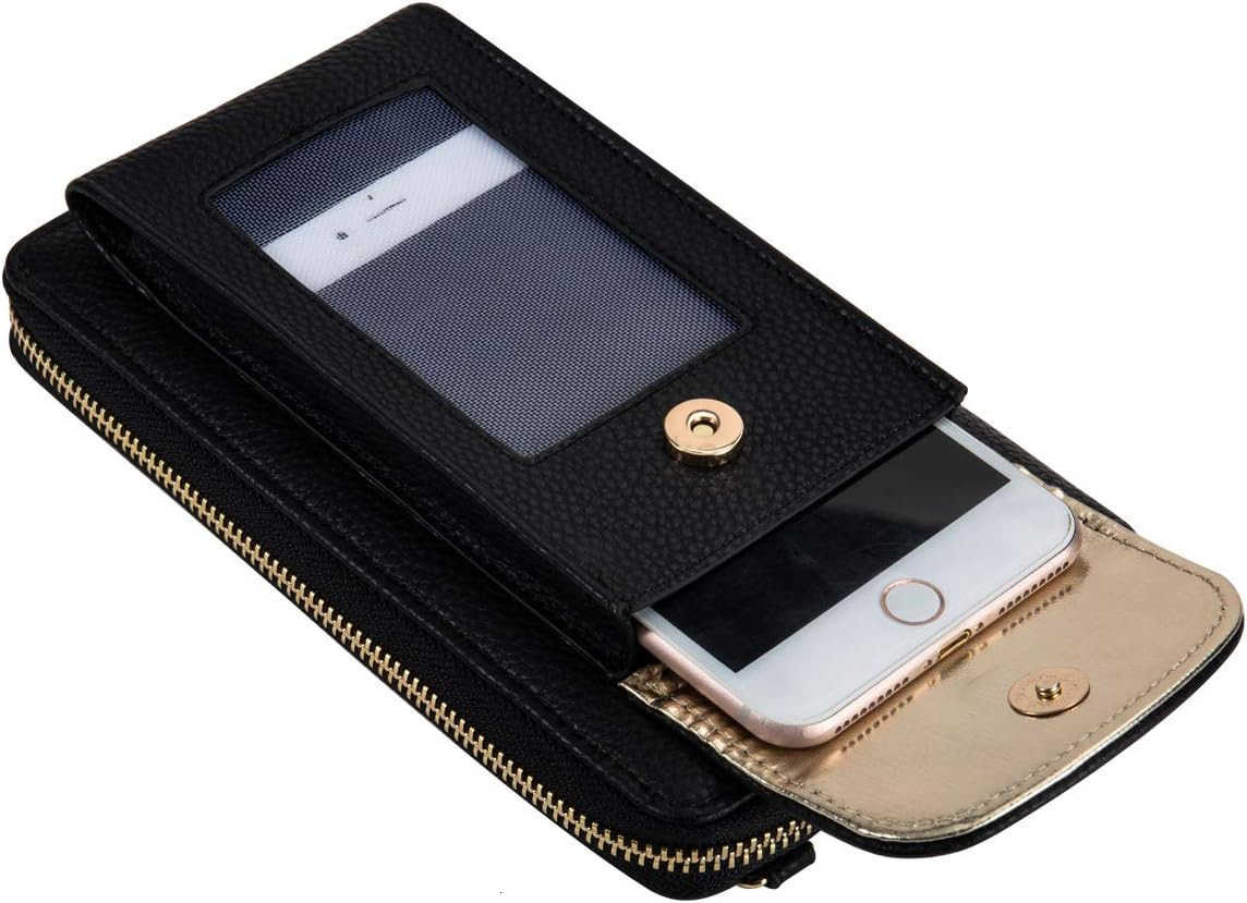 Small Crossbody Purse Cell Phone Wristlet Wallet for Women RFID Z250910
