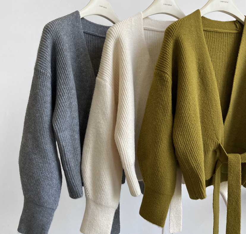 irregular cashmere sweater for women in autumn and winter high-end button with wool knitted cardigan fashionable knitted ultra-thin L065 241230