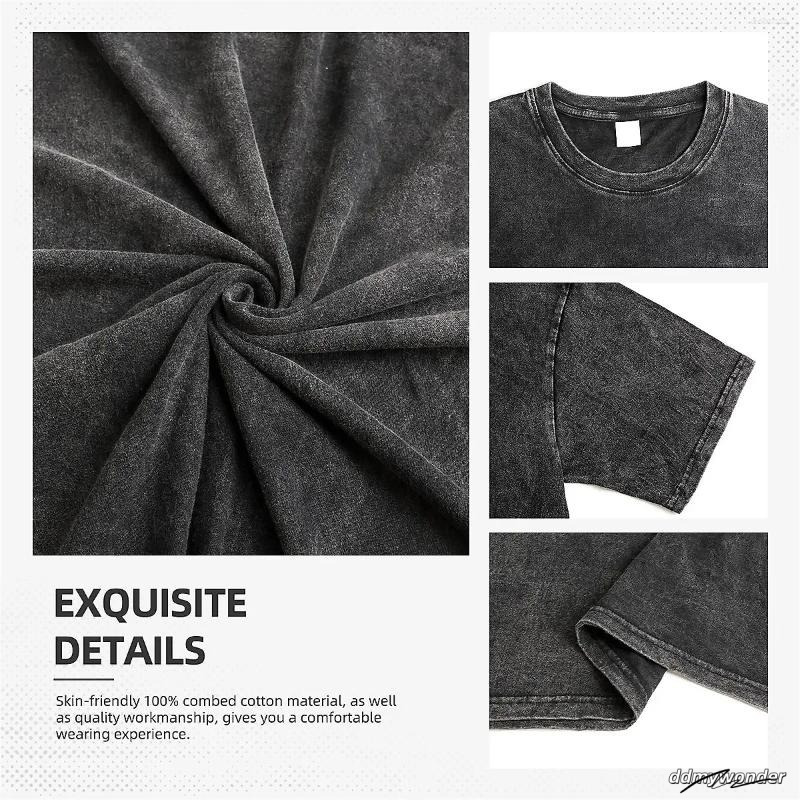 Men's T Shirts Vintage Saw Movie Washed T-Shirt Men Women Horror Gothic Retro Cotton T-Shirts Beach O-Neck Fashion Tee Shirt Oversized