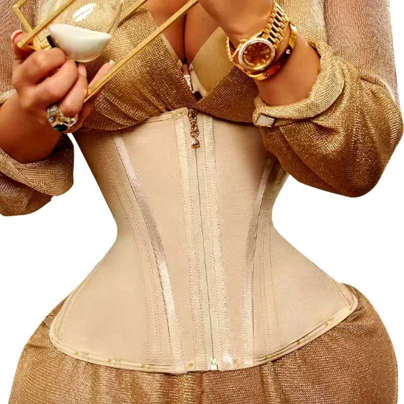 AfruliA Fajas Colombianas Girdles Waist Corset for Tummy Control Belt Body Shaper Cincher Pink Shapewear Slimming Sheath W250910
