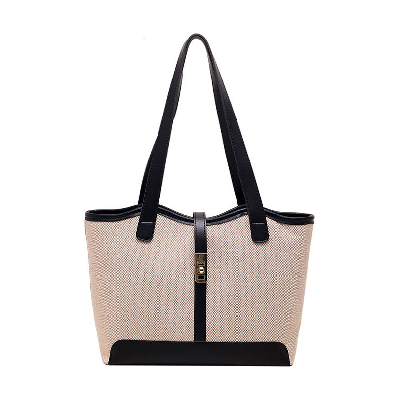 Free shipping designer Commuting Bag Fashion Handbag Trendy Women Bag Large Capacity Retro Versatile Shoulder Bag Canvas Elegant Tote Bag