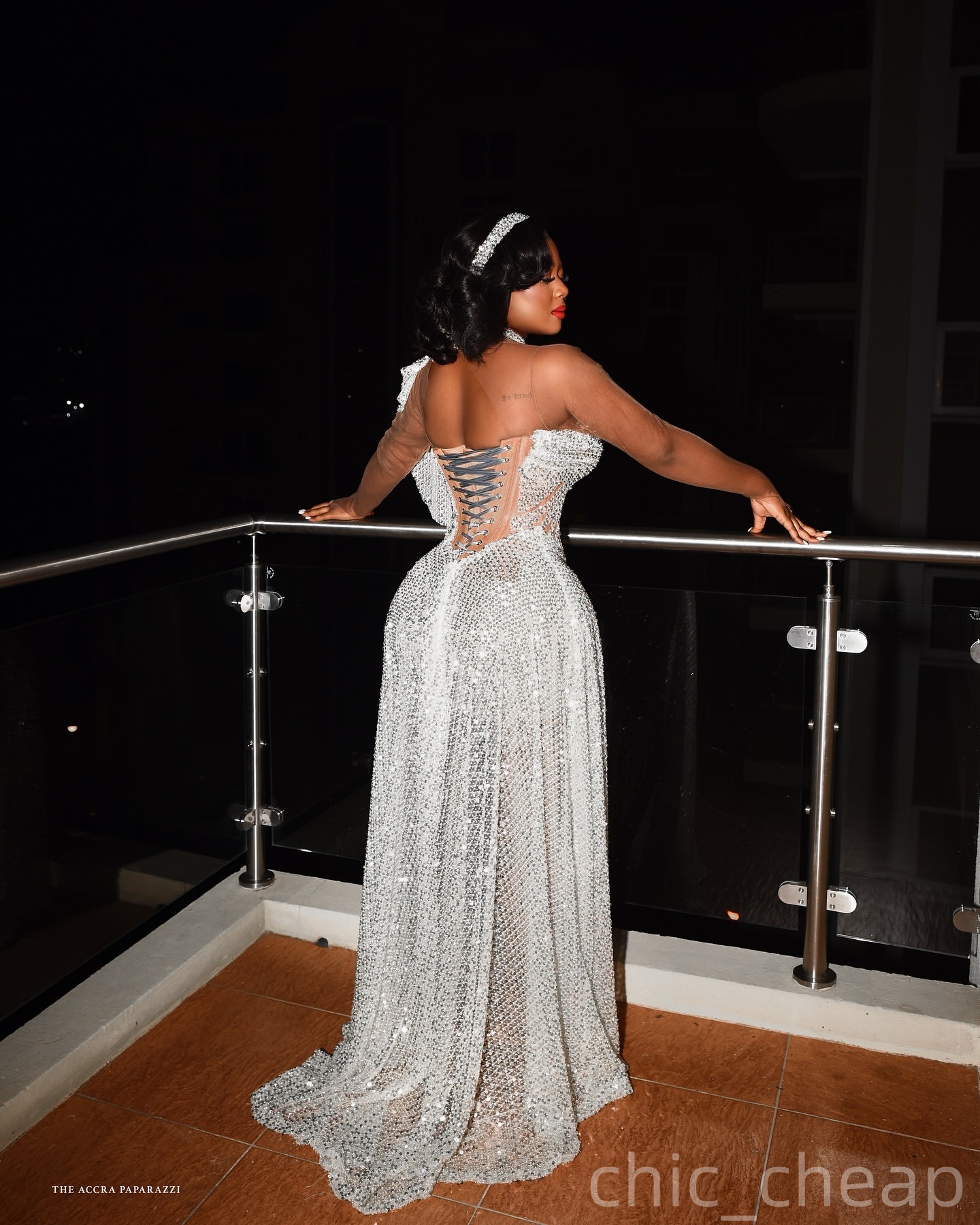 A-line Silver Prom Dresses 2025 Sequined High Split Sheer Neck Evening Formal Party Second Birthday Engagement Gowns Plus Size Dress For Special Occas