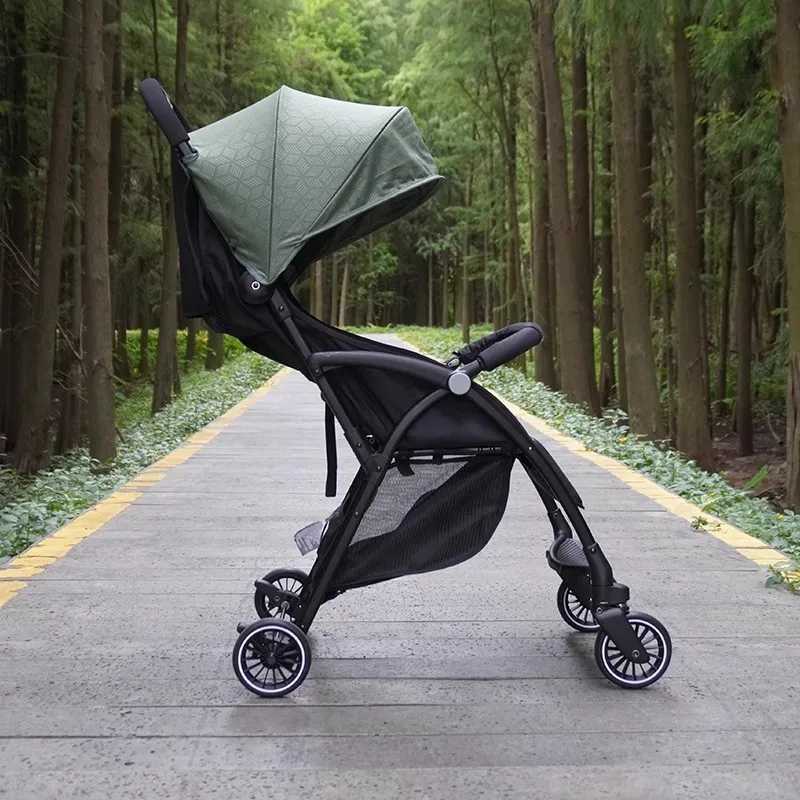 Sitting and Lying Dualuse Lightweight Folding and Carrying Multispeed Adjustment Largecapaci Storage Bag Baby Stroller W250910