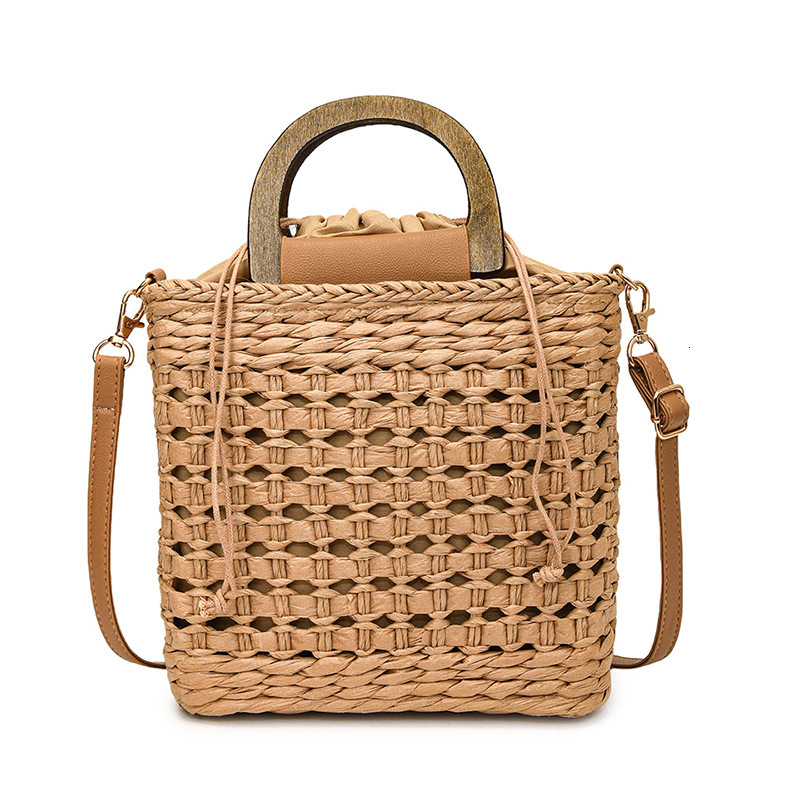 2025 new woven shoulder bag designer crossbody bag casual women's small square bag