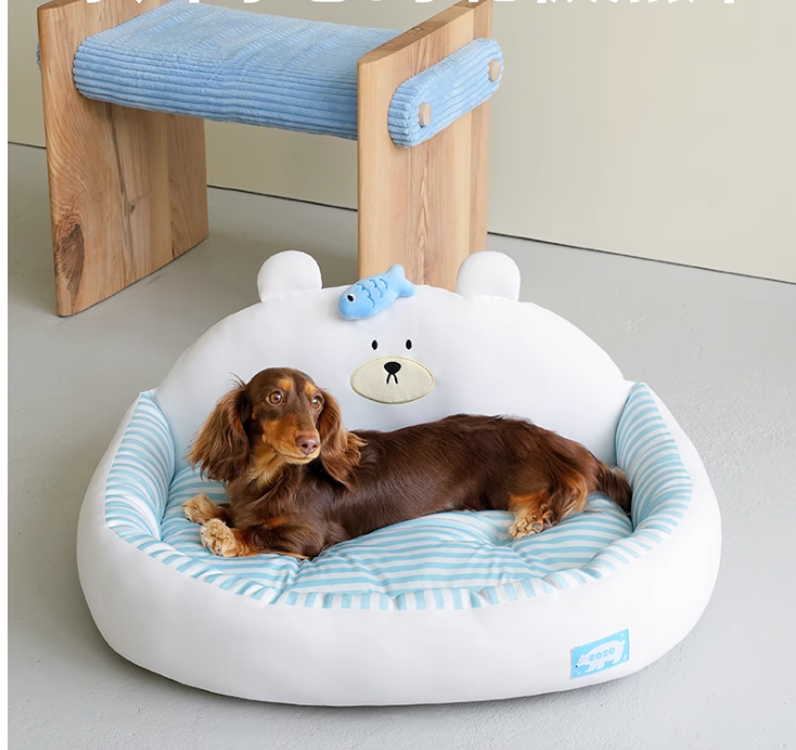 Pet-friendly Air Conditioning Mattress - Breathable Cat/Dog Bed with Ice Effect