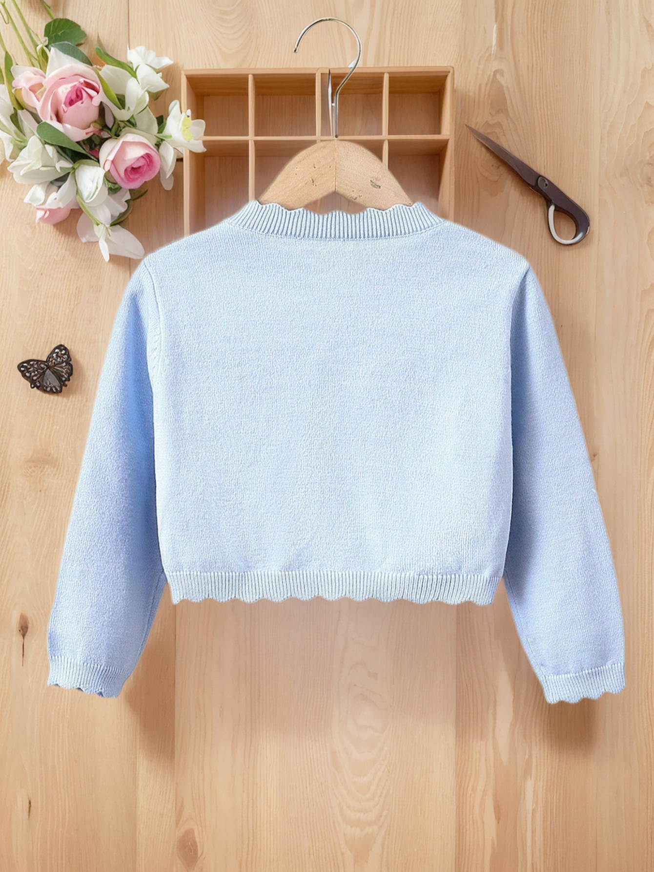 Kids Clothing Sweaters Cardigan Adorable Toddler Winter Wear - Warm Childrens Woolen Cable-Knit Sweaters 3187