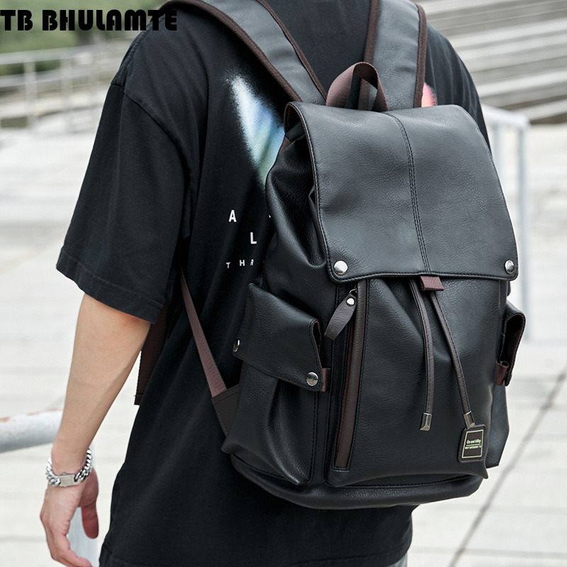 Free Shipping Designer Bag Luxury Bag Men's Leather Backpack Fashion Travel Bag School Bag Casual Men's Bag Trendy Laptop Backpack Export