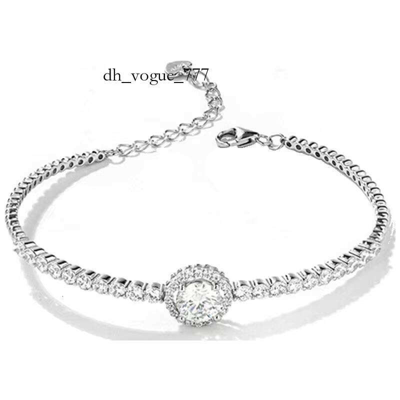 Toderi Factory 0.5CT VVS1 Bracelets Bangles Sier Fashion Jewelry Circling Setting Moissanite Bracelet for Women