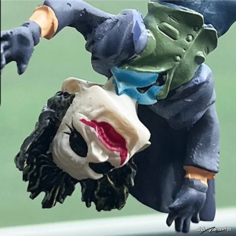 Car Pendant The Joker Hanging Acrobatic Clown Anime Figure Ornaments Auto Rearview Mirror Interior Decoration Accessories Gifts