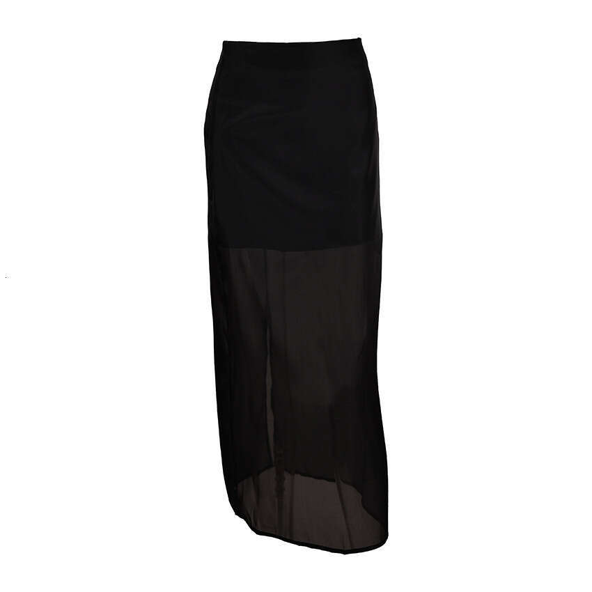 Summer New Design Sense Sheer High Waist Skirt For Women Fashionable Elegant Casual Commuter Style B3