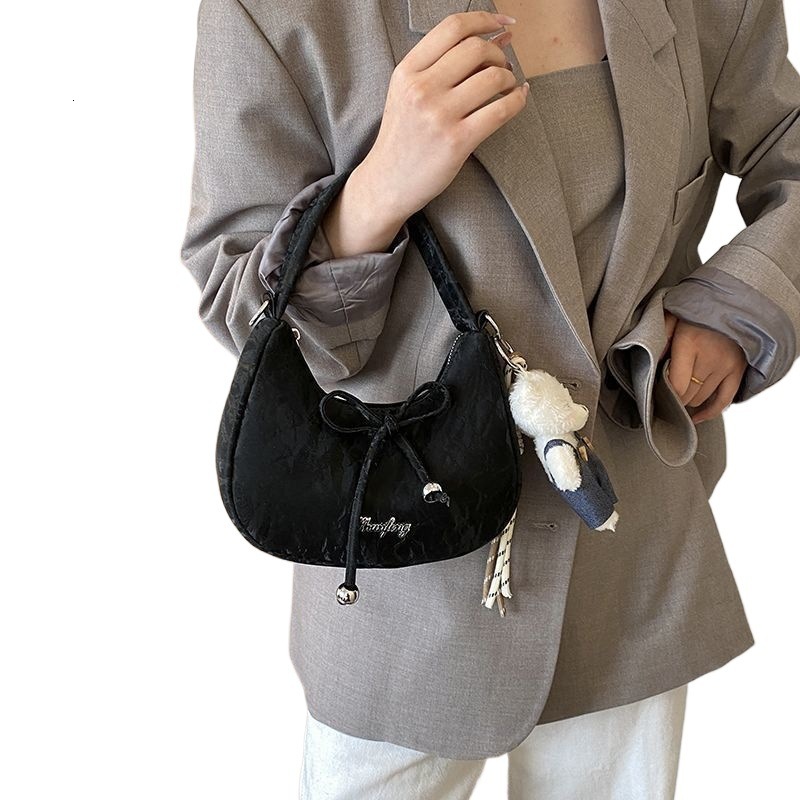 Bag Designer Bag For Women Bowknot Stylish Crossbody Bag Fashion New Versatile Free Shipping High End Shoulder Niche Luxury Bag Underarm Commuter Bag