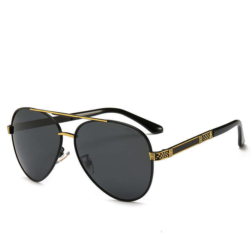 New Men's Polarized Sunglasses Trendy Round Face Driver's Glasses Driving Fishing 8852