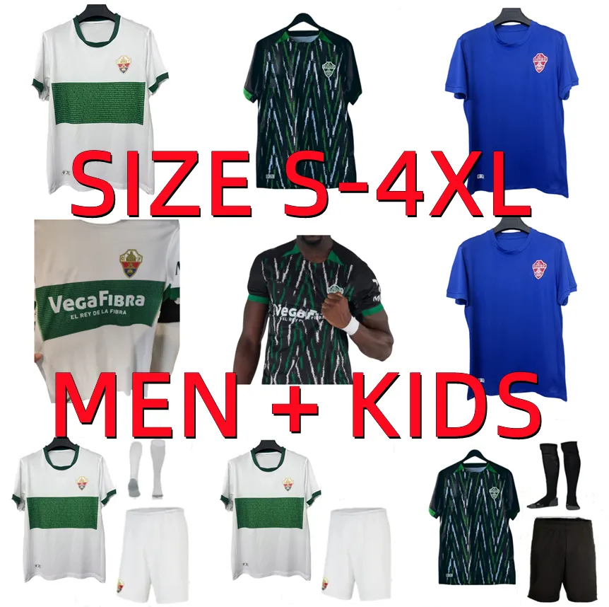 4XL 25 26 Elche CF soccer Jerseys Home Away LUCAS BENEDETTO PASTORE PERE MILLA IVAN MARCONE RODRIGUEZ FIDEL CAO JOSAN Official Club 2025 2026 football shirt man