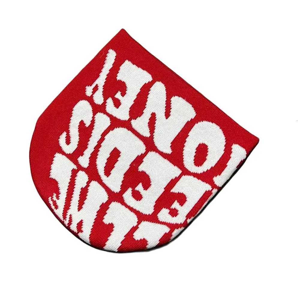 Fashion Wool Acrylic Knitting Hat Y2k Warm Hip Hop tter Printing Ins Beanie Bonnet Men Wen G250910