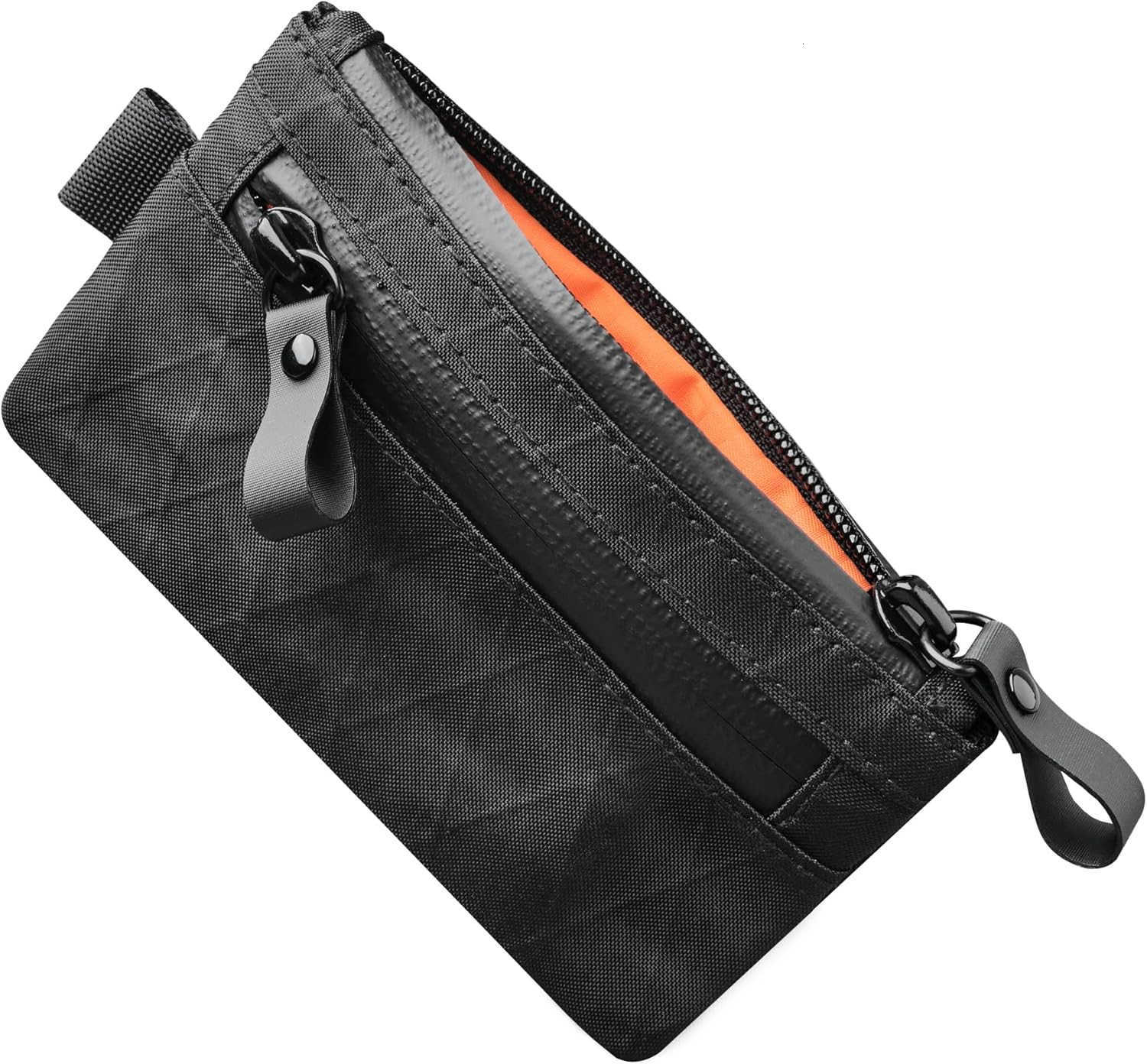 Zip Pouch Black XPac RFIDBlocking Small Cash and Card Zip Wallet with Carbon Neutral Weatherproof Fabrics YKK Zipper EDC Pouch for Men TravelZ250910
