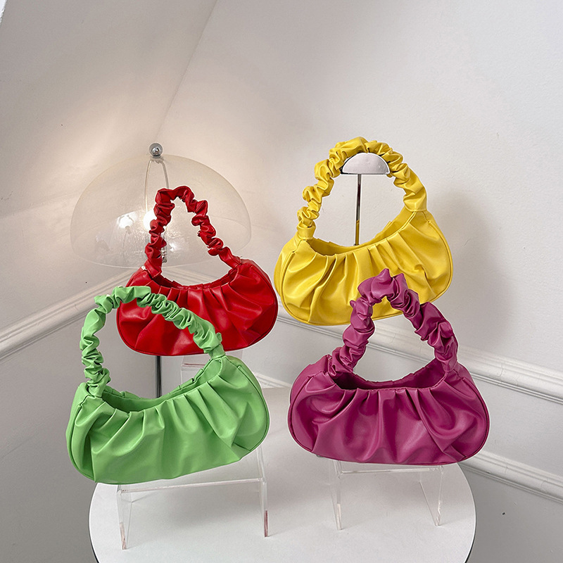 Pleated Luxury Bag Cloud Free Shipping Bag French Niche Design Shoulder Bag Women Fashion Underarm Bag Designer Bag New Trend Versatile Handbag