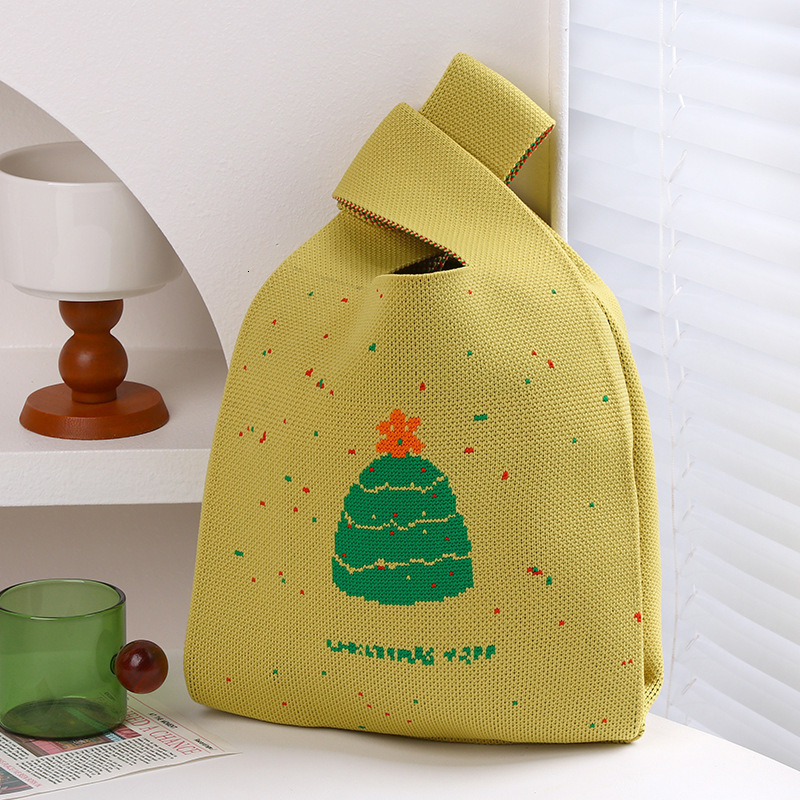 2025 New Christmas Eve Handbag Luxury Bag Knitted Bag Lightweight Crossbody Bag Designer Bag Christmas Shoulder Bag