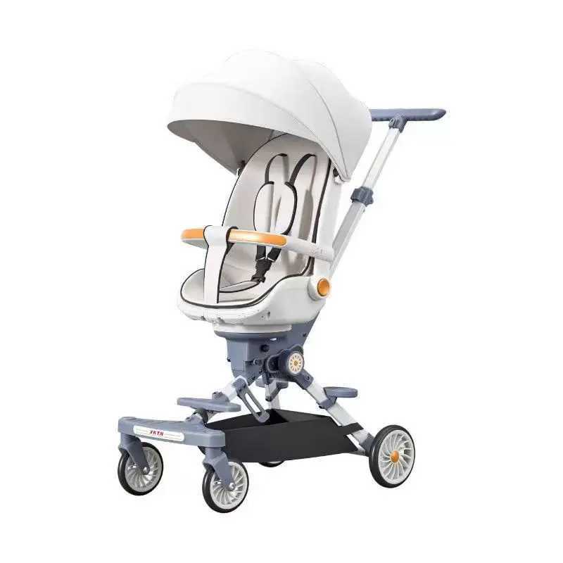 Lightweight High Landscape Foldable Stroller Twoway Childrens Stroller Four Wheel Trolley Cart Portable Travel Baby Stroller W250910