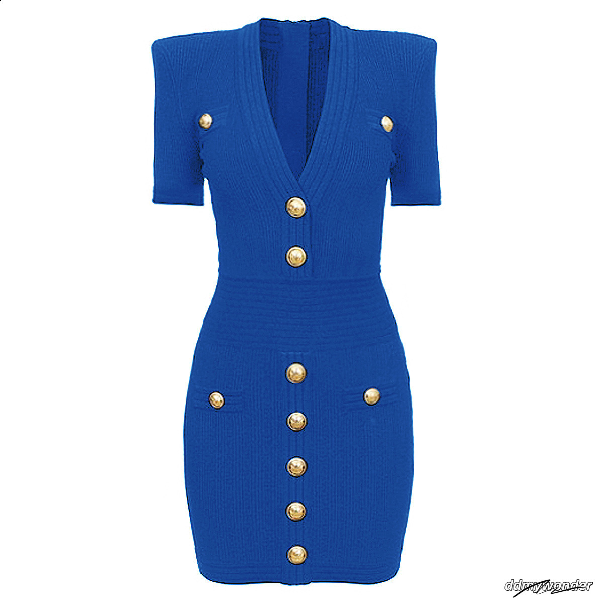 2025 Summer Korean Womens Fashion Small Fragrance French Style Short Sleeve A-Line Slim Knitted Dress For Women 250718 ddmywonder ddmywonder ddmywonde