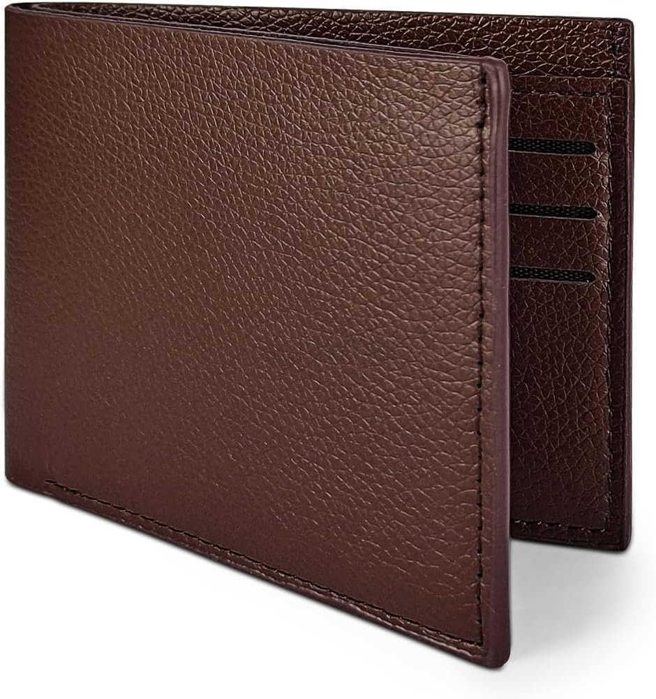 Mens Slim Wallet PU Leather CARD Wallet Bifold Wallets for Men and Boys Lightweight Mens Wallet for Work Shopping Travel BlackZ250910