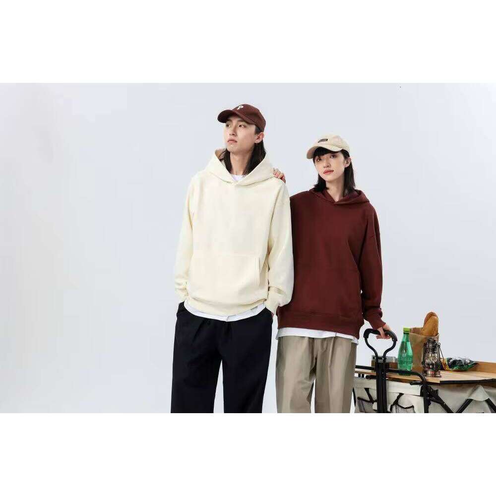 500gsm Thick Cotton Pullover Cut Men's Luxury Hoodie