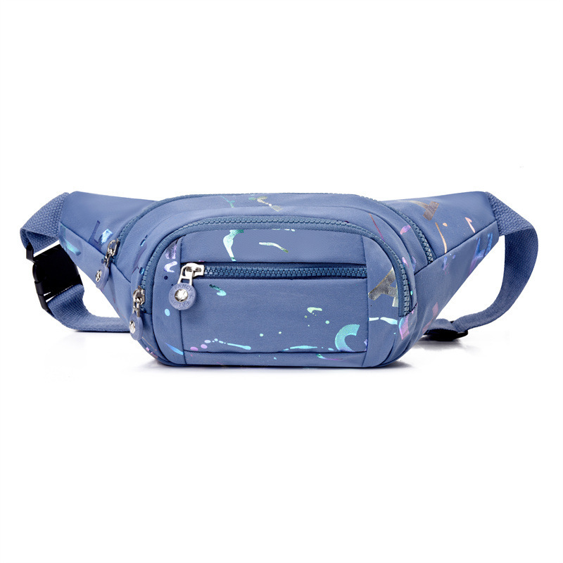 Women S Printed Oxford Cloth Designer Bag Large Capacity Waterproof Business Cashier Waist Bag Mom Multi Layer Free Shipping Practical Wear Resistant 