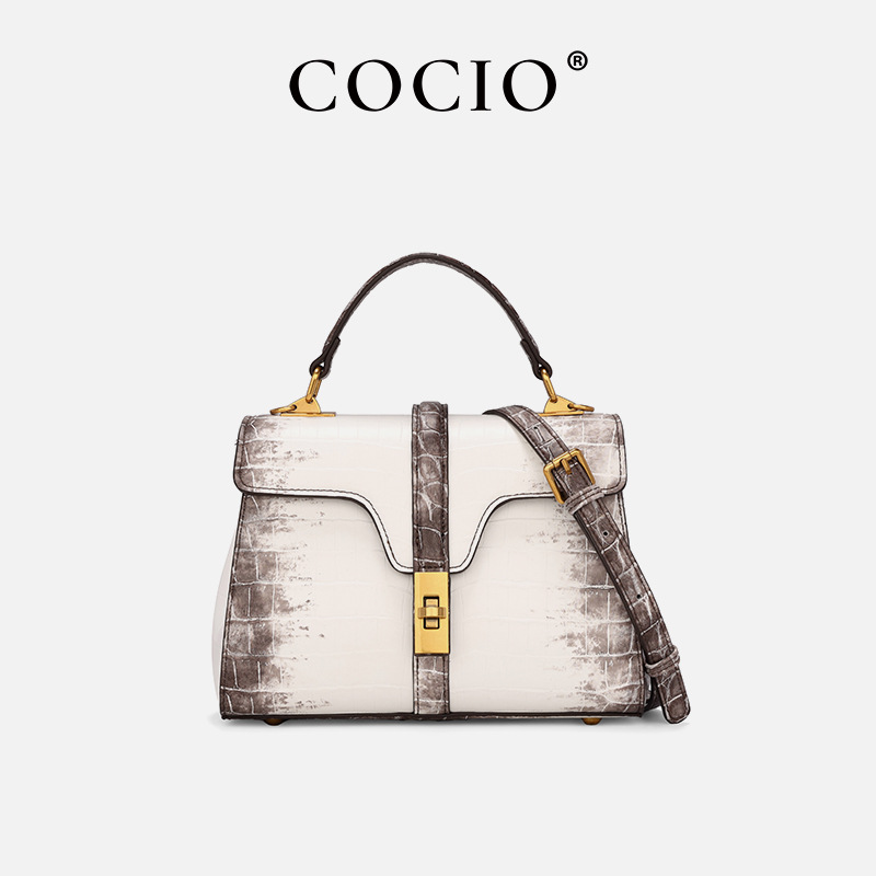 Advanced Light Luxury New Design Gradient Texture Fashion Women's Handbag Simple and Versatile Style Single Shoulder Bag Elegant Crossbody Bag