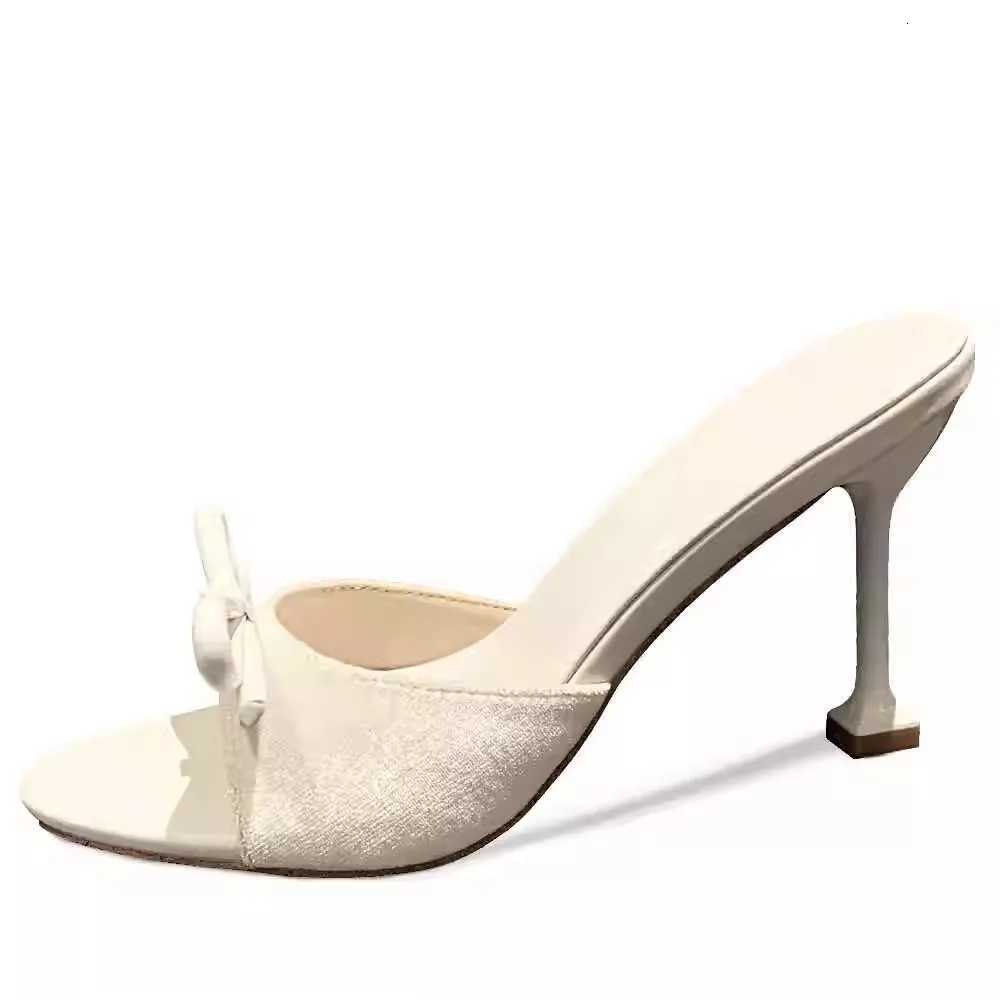 womens shoes trend 2024 Summer Elegant Woman High Heels Open Toe Fish Mouth Slippers Fashion Women Shoes Luxury Party Shoes W250910
