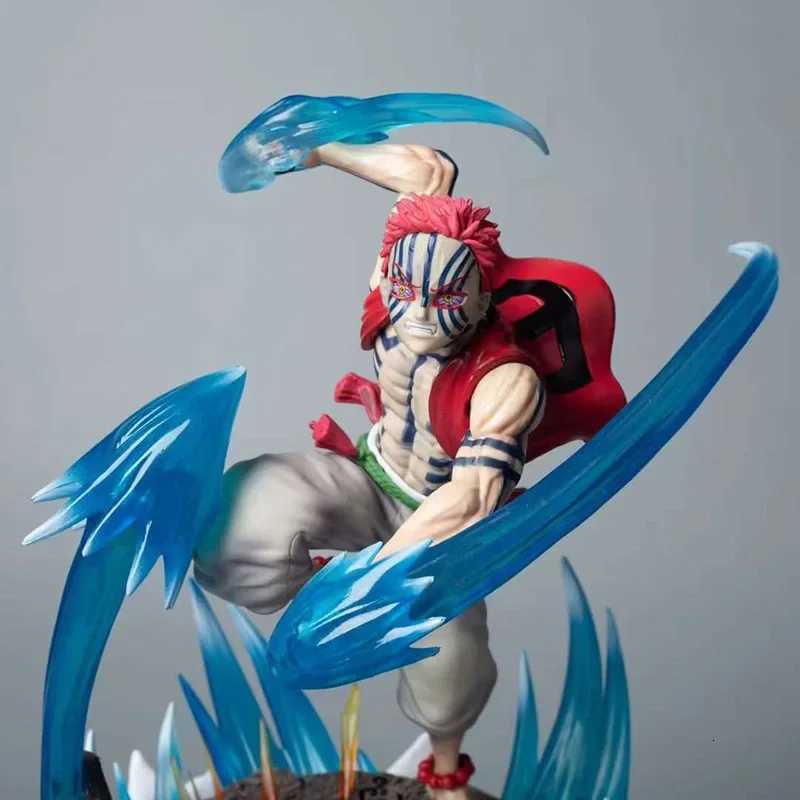 Anime Demon Slayer Akaza Figures Rengoku Kyoujurou Kokushibo Action Figure PVC Figurine Model Ornament Collectible Table CraftsXJ250910