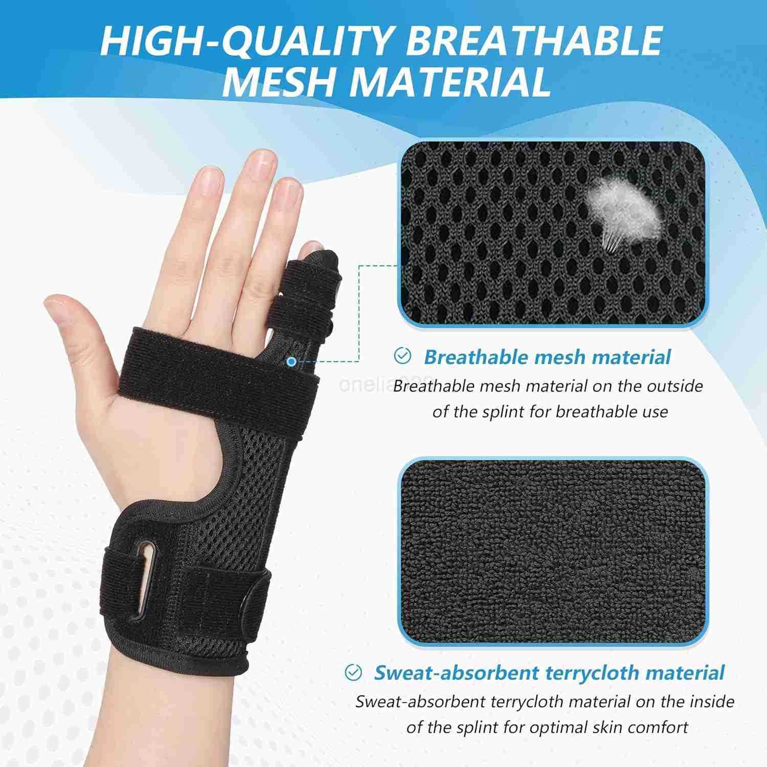 Finger Splint Finger Splint for Pinky Broken Finger Trigger Finger Metacarpal Splint Hand Brace Little Finger Brace for Tendonnitis Pain Relief Fits f