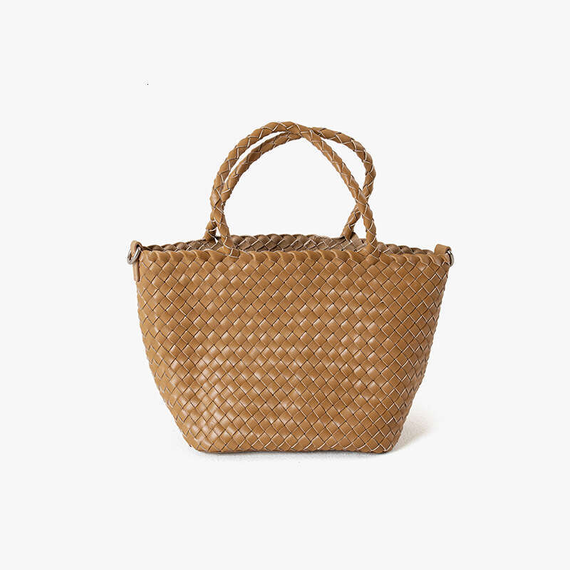 Designer Tote Baotou layer cowhide shoulder bag vegetable basket vegetable tanned pure handmade crossbody bag women's 2025 new