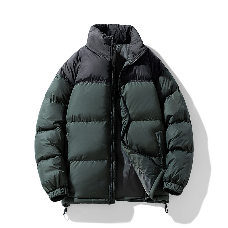 Free Shipping Designer Classic new winter stand up collar cotton jacket for both men and women trendy loose and fluffy bread cotton jacket