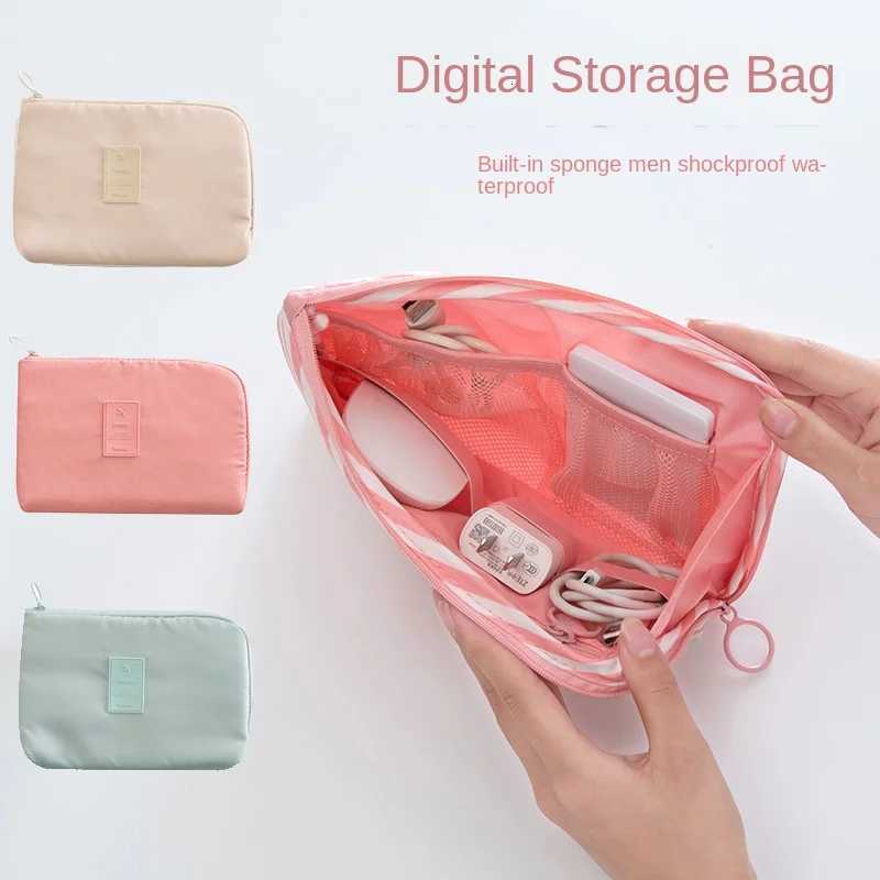 New Portable Kit Case Sponge Storage Bag Digital Gadget Devices USB Cable Earphone Pen Bag Travel Storage Bag for Digital DataXJ250910