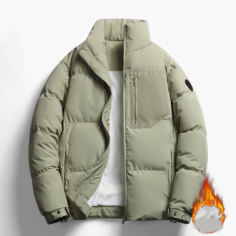 Free shipping designer Mens Jackets hot sales classic casual autumn and winter thick cotton Jacket mens versatile hooded loose warm cotton coat