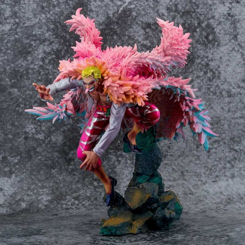 Anime Dressrosa Donquixote Doflamingo GK PVC Action Figure Game Statue Collectible Model Kids Toys Doll Gifts 32CMXJ250910