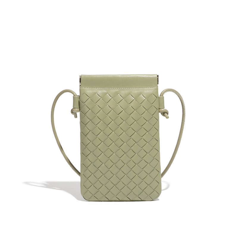 Autumn New Woven Phone Niche Texture Mini Shoulder Casual Fashion Versatile Crossbody Bag