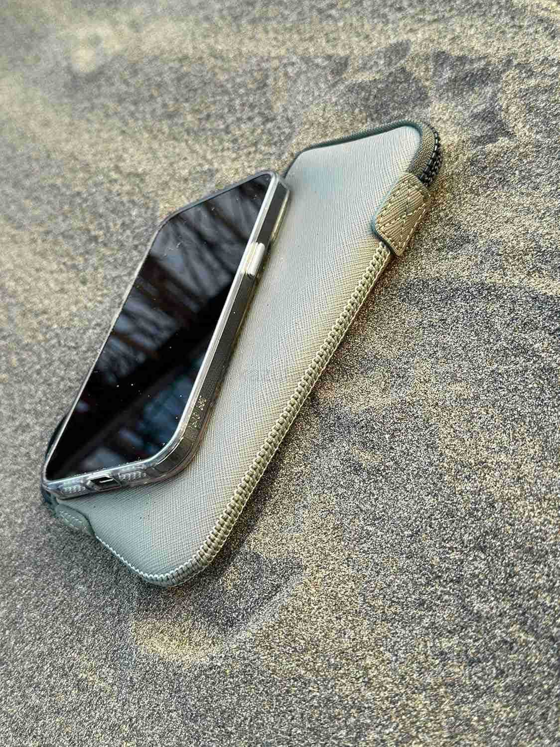Phone Sleeve Lightweight Cell Phone Pouch for Mobile Protection Slim Fit and Durable with Clipon for Easy Carrying Enough for 61 to 69 Cellphone Olive