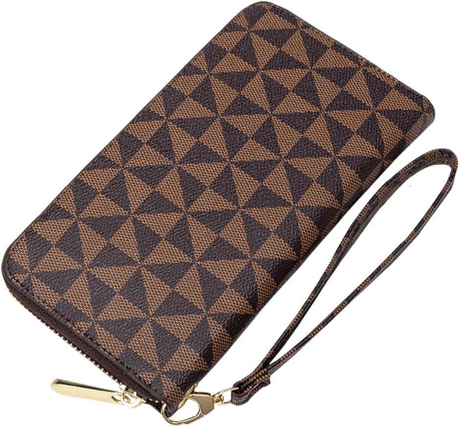 Womens wallet Wristlet Wallets for Women Large capacity travel zipper wallet multi card mens mobile phone change wallet Womans Wallet Ladies Wrist Wal