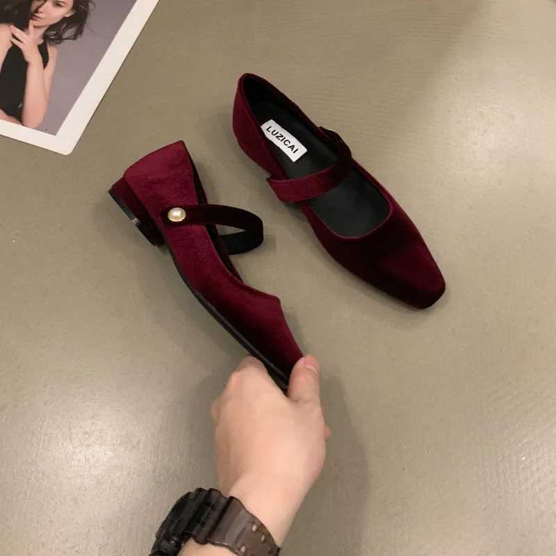 2025 Spring Women Mary Jane Shoes Fashion Shallow Shoes Concise Soft Sole Dress Ballerina Shoes W250910