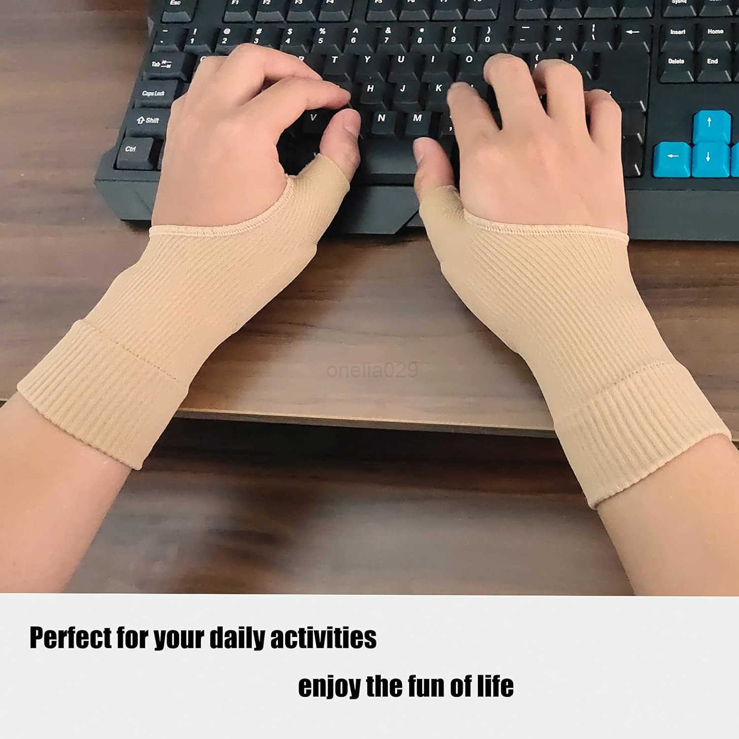 Wrist Support BracesBreathable Thumb Compression Sleeves with Soft Gel Pads for Arthritis Tendonitis Comfortable Finger Splint for Relieve Hand Thumb 
