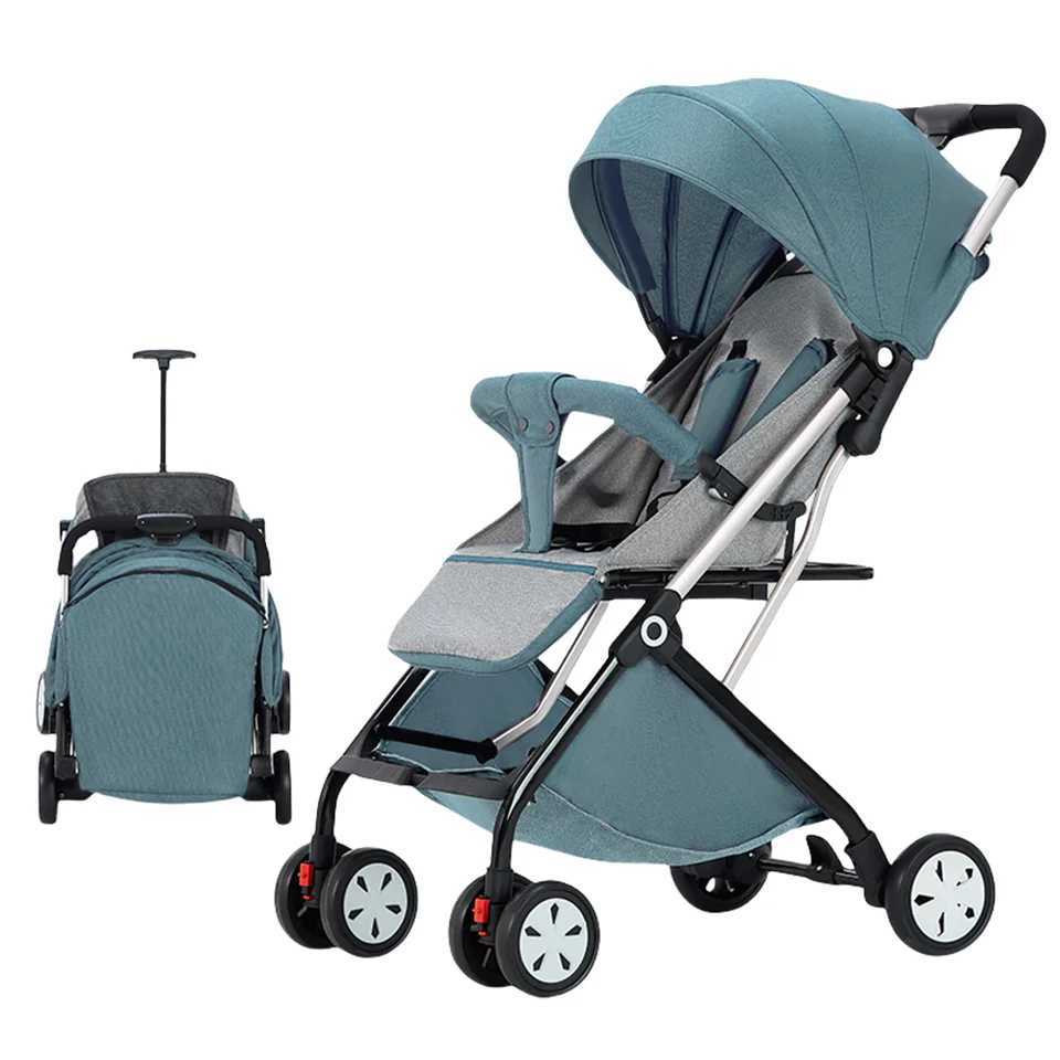 Lightweight Baby Stroller Compact Toddler Travel Stroller For Airplane Infant Stroller W 5Point Harness Adjustable Backrest W250910