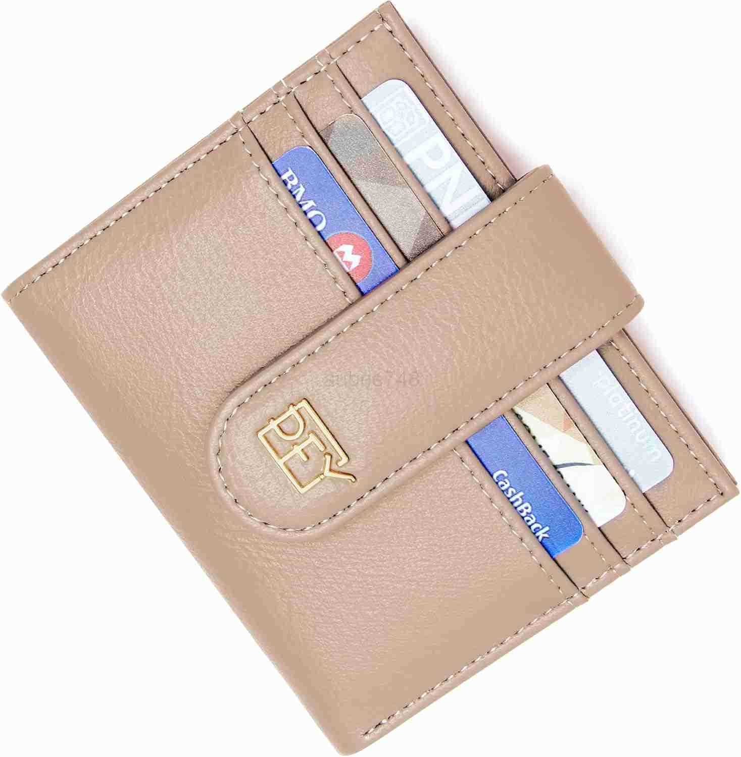 Small Wallets for Women Slim Bifold CARD Holder Minimalist Zipper Coin PocketZ250910