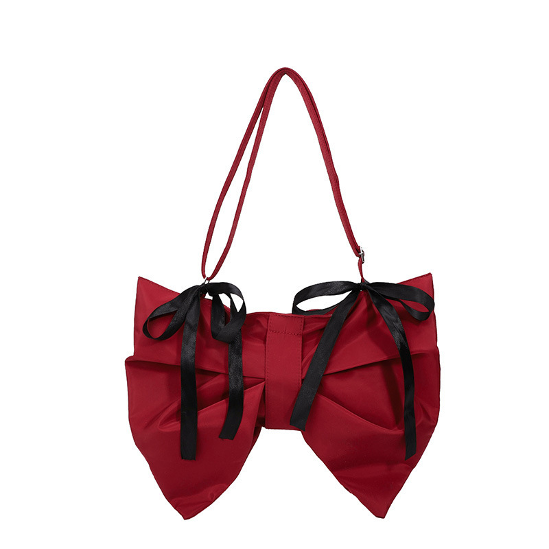 2025 Autumn New Cute Bow Sweet Style Light bag Luxury Versatile Trendy Fashion Niche Design Women's Shoulder Bag Designer Bag
