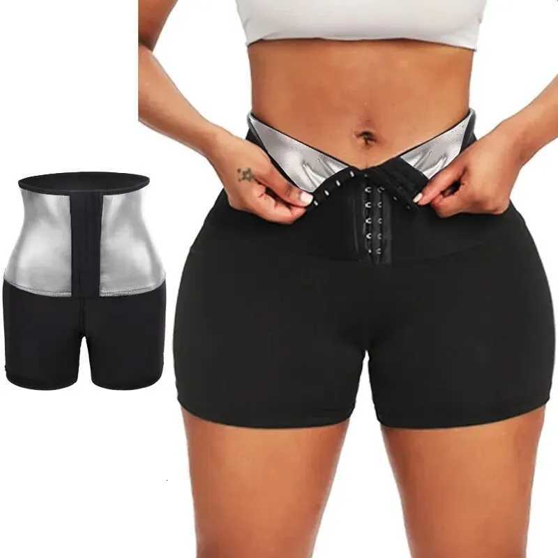 YBFDO Sweat Sauna Pants Body Shaper Weight Loss Slimming Shorts Shapewear Women Waist Hot Thermo Sweat Pants Fitness W250910