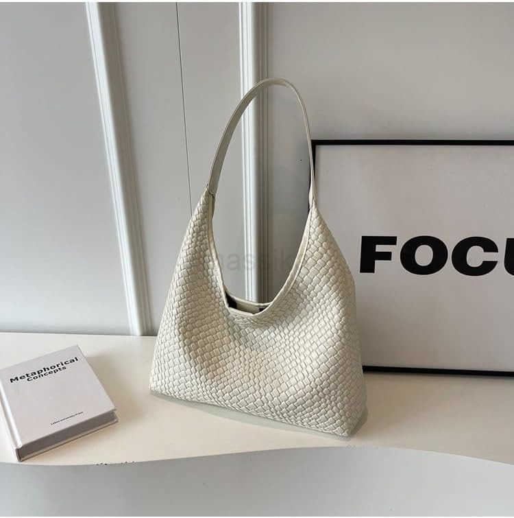 2025 Leather Tote Bag for Women Tophandle Shoulder Bag Hobo Bag Large Capacity Soft Vegan Crossbody Handbag Underarm M250910