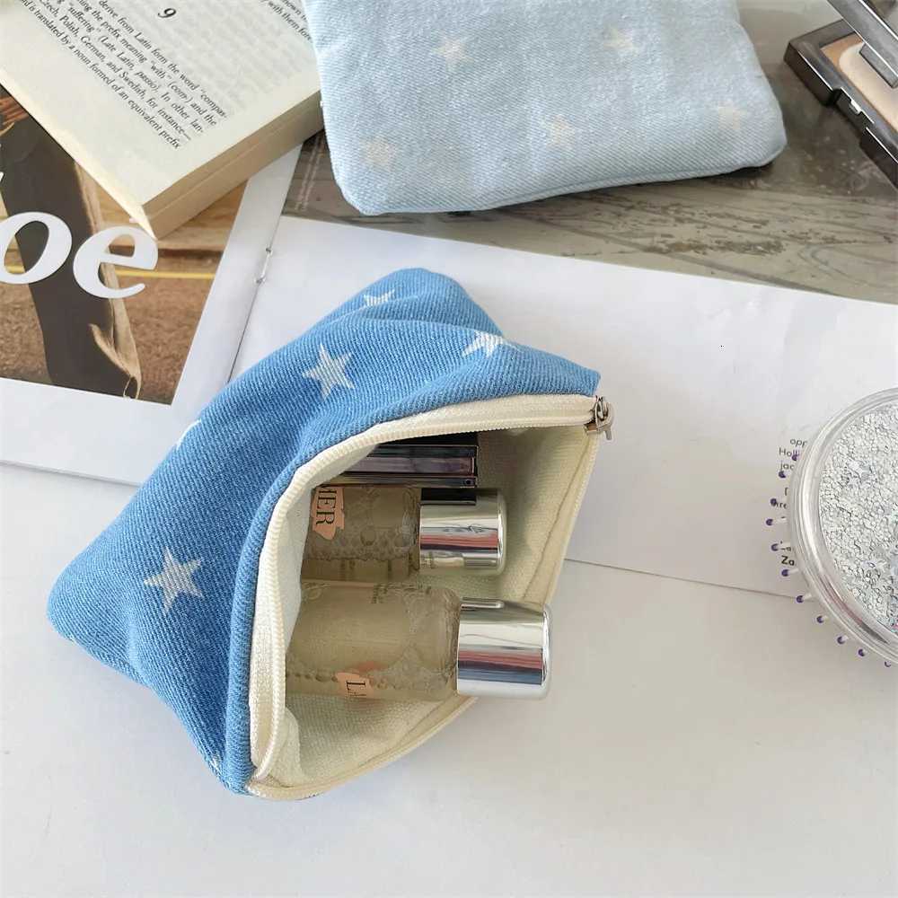 Cute Cowboy Star Travel Small Cosmetic Lipstick Earphone Key Storage Bag Purse Women Makeup Handbags Wallet Pouch Bags OrganizerXJ250910
